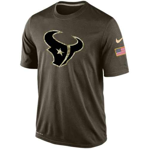 NFL Houston Texans Nike Olive Salute To Service KO Performance Dri-FIT T-Shirt